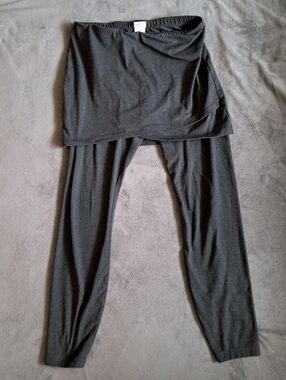 Charcoal Grey Skirted Leggings - Cabi